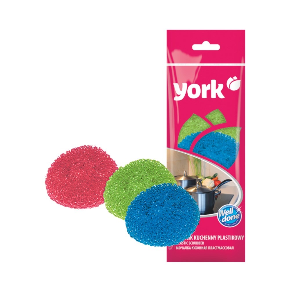 Губка кухонная пластиковая 3 шт.