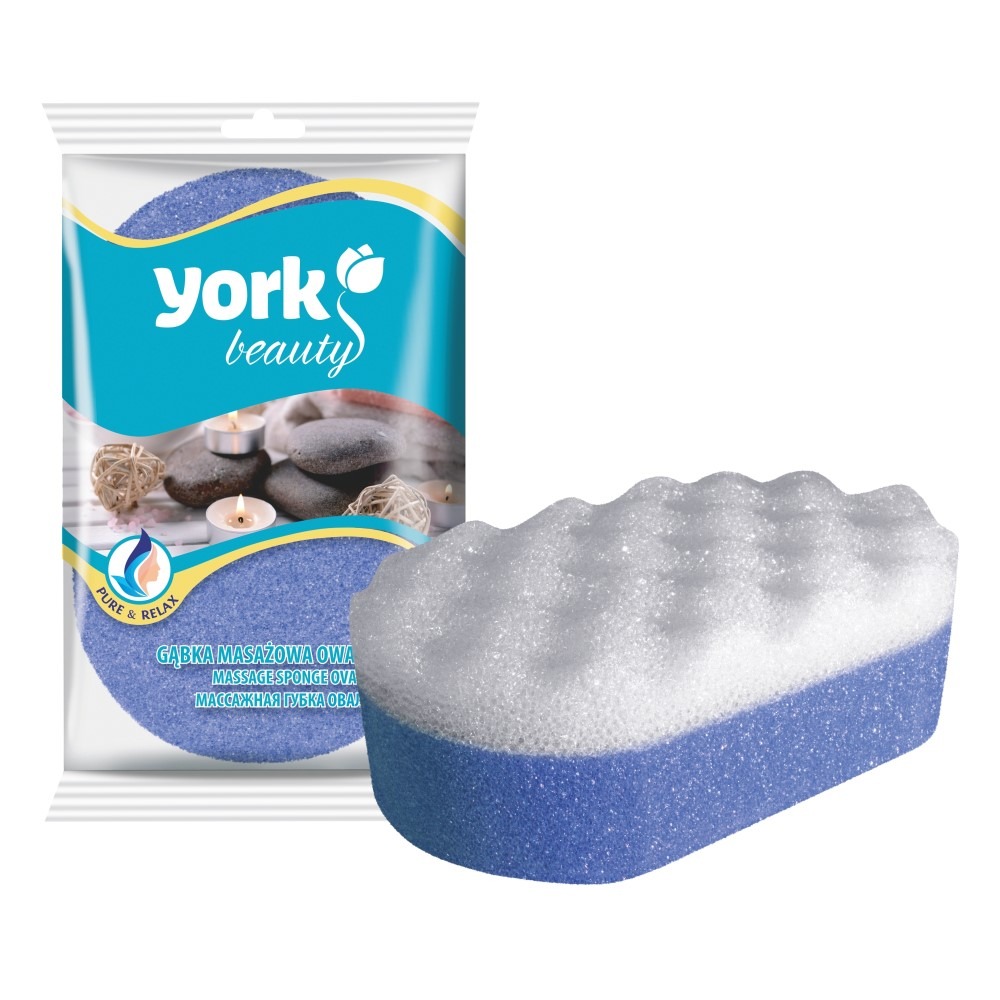 Губка для тела массажная ОВАЛ