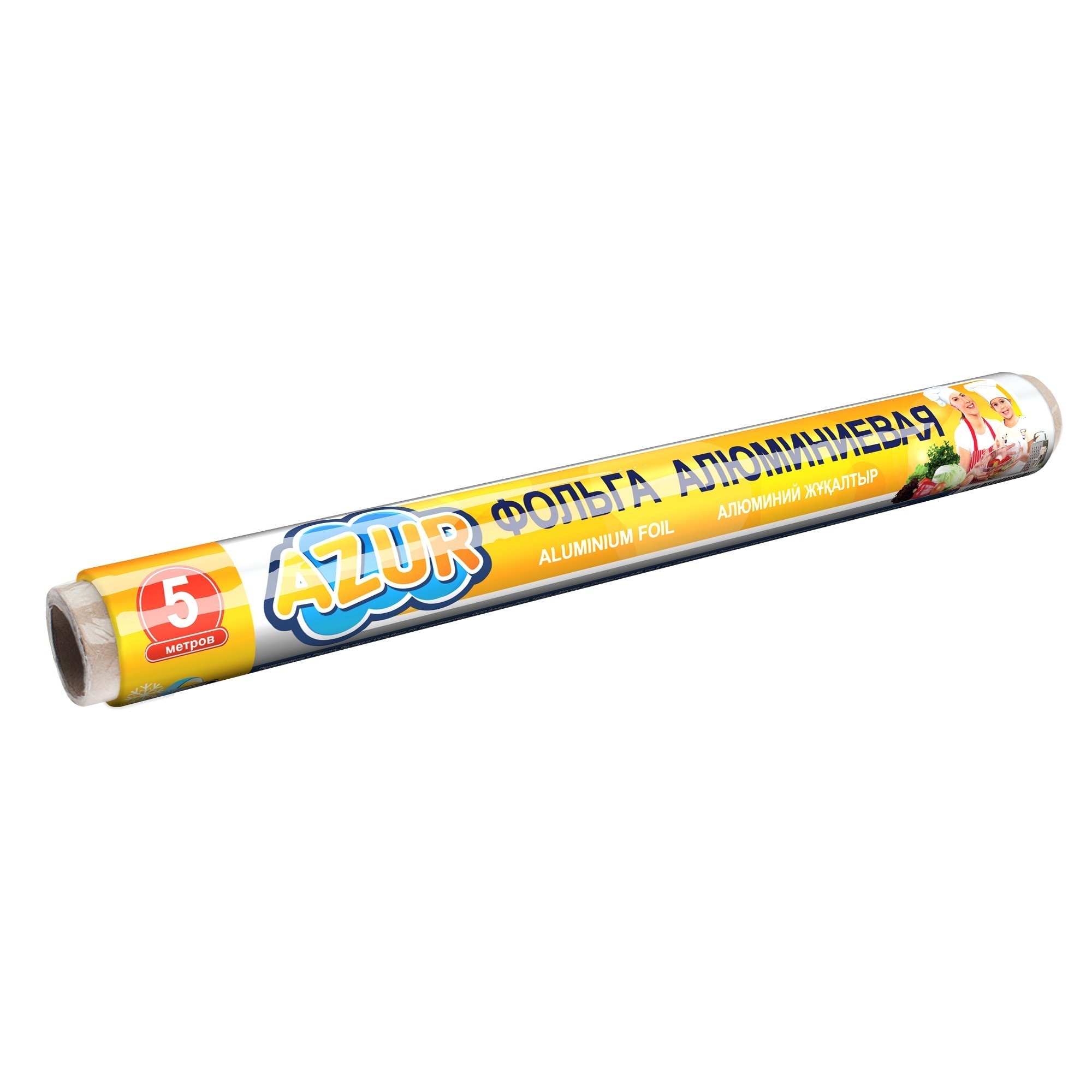 Фольга алюминиевая 5 м / рулон AZUR